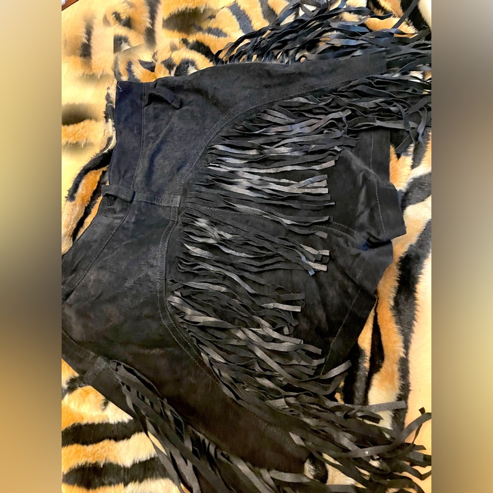 🤠🖤Espace Tokyo Suede Fringe Shorts Western Cowgirl 🖤🤠